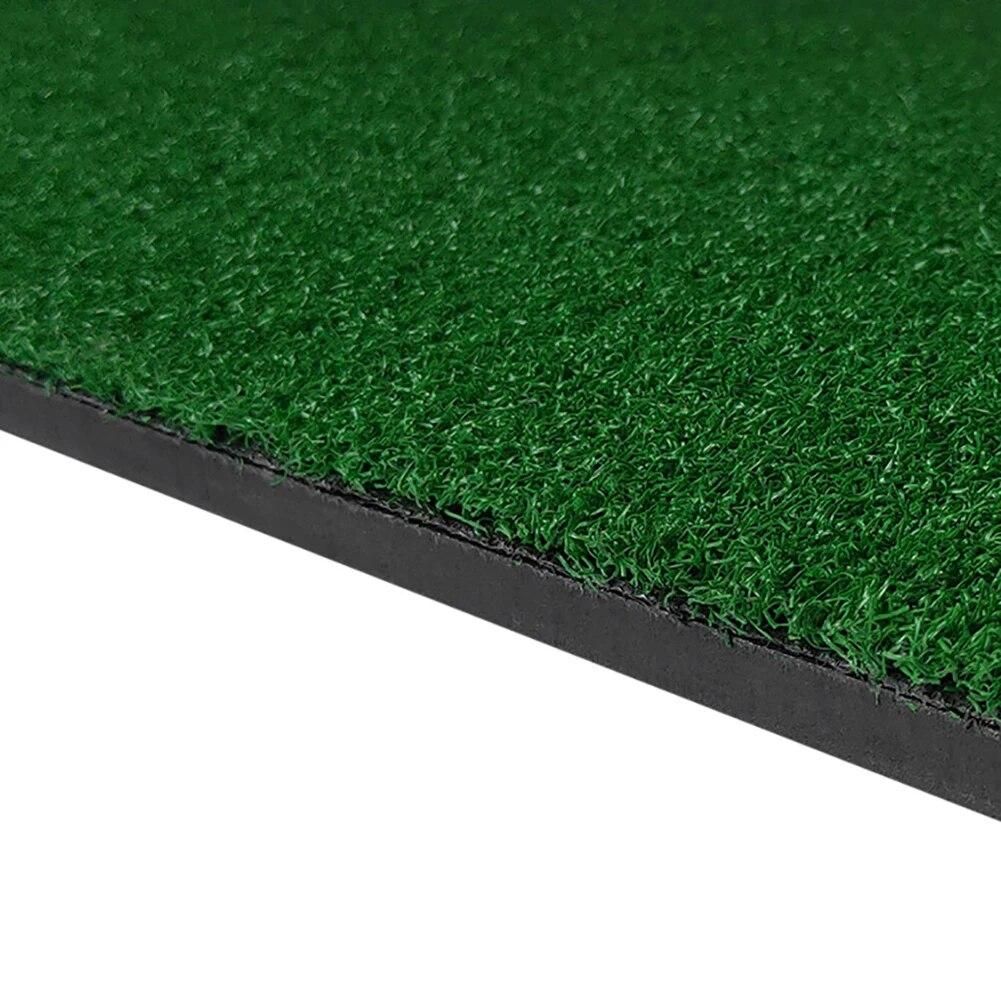 30x60cm Golf Cage Grass Pad Swing Hitting Practice Trainer Mat with Rubber Tee