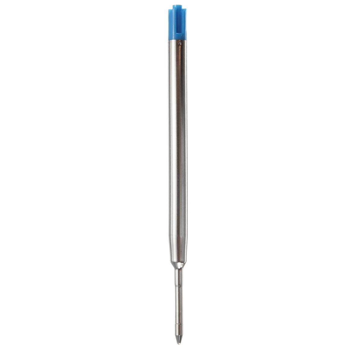10X Blue Ballpoint Pen Refills Fine Point Medium Standard For Parker Style Ink
