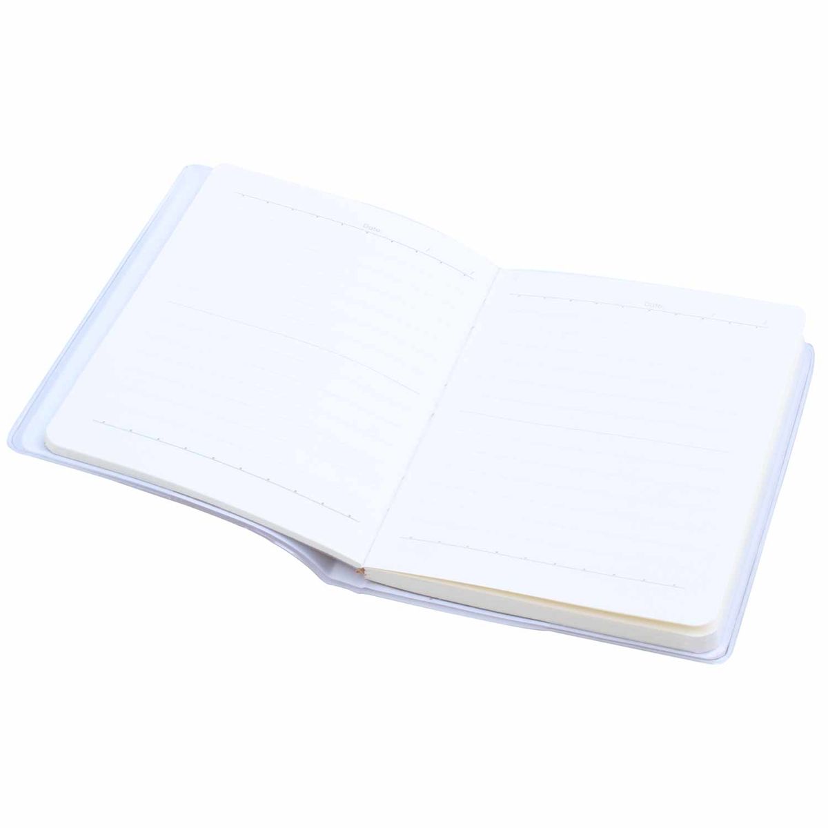 PVC Cover Pink Glitter Powder Decor Diary Memo Book