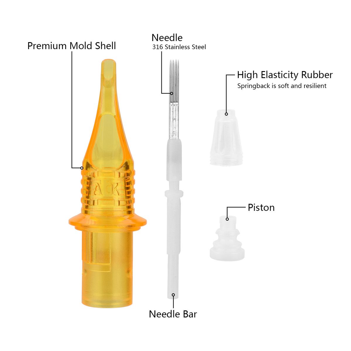 Tattoo Needles Cartridges Disposable 10pcs Tattoo