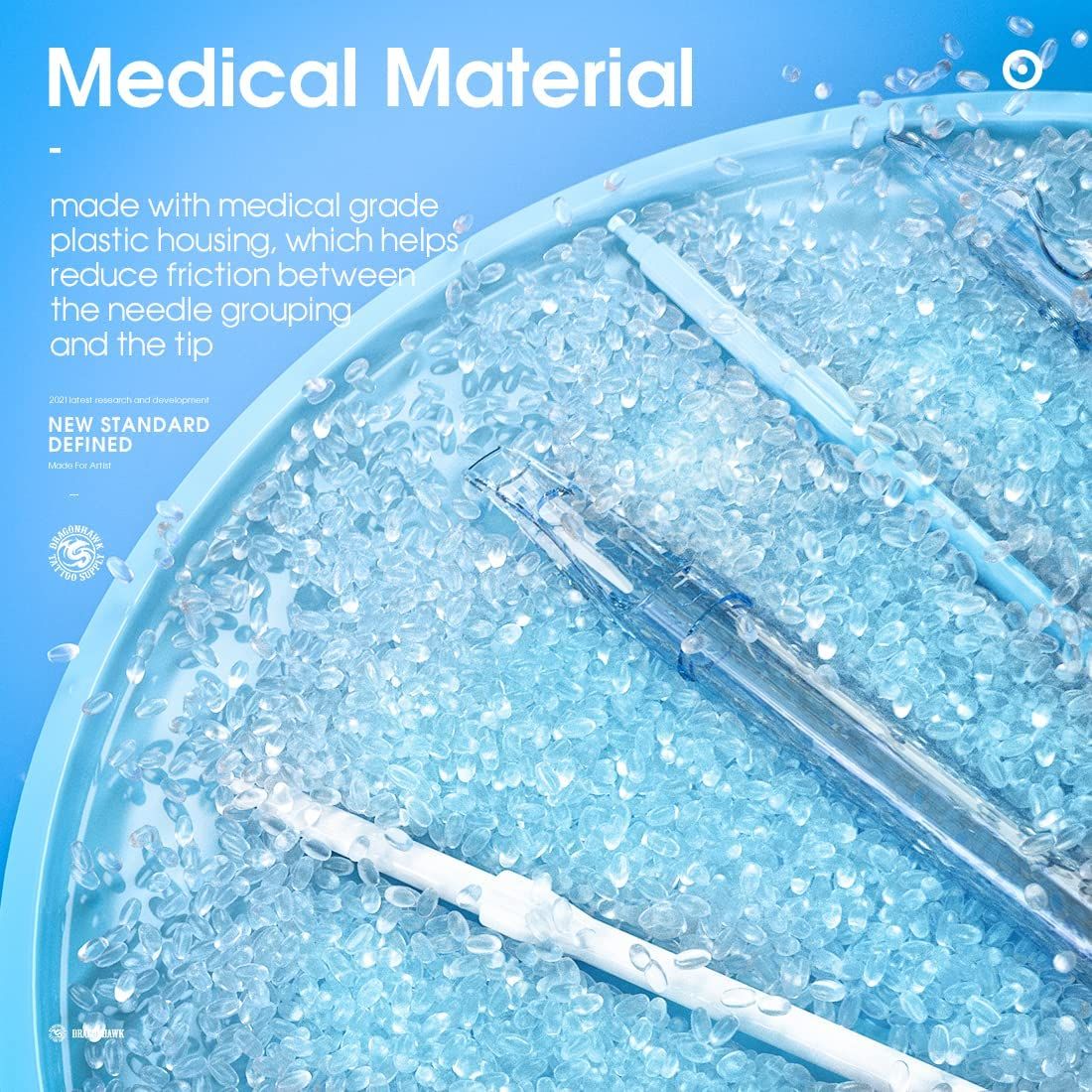 WJX Macropin Cartridges Tattoo Needles 20pcs Mixed Size For Coil Tattoo Machines