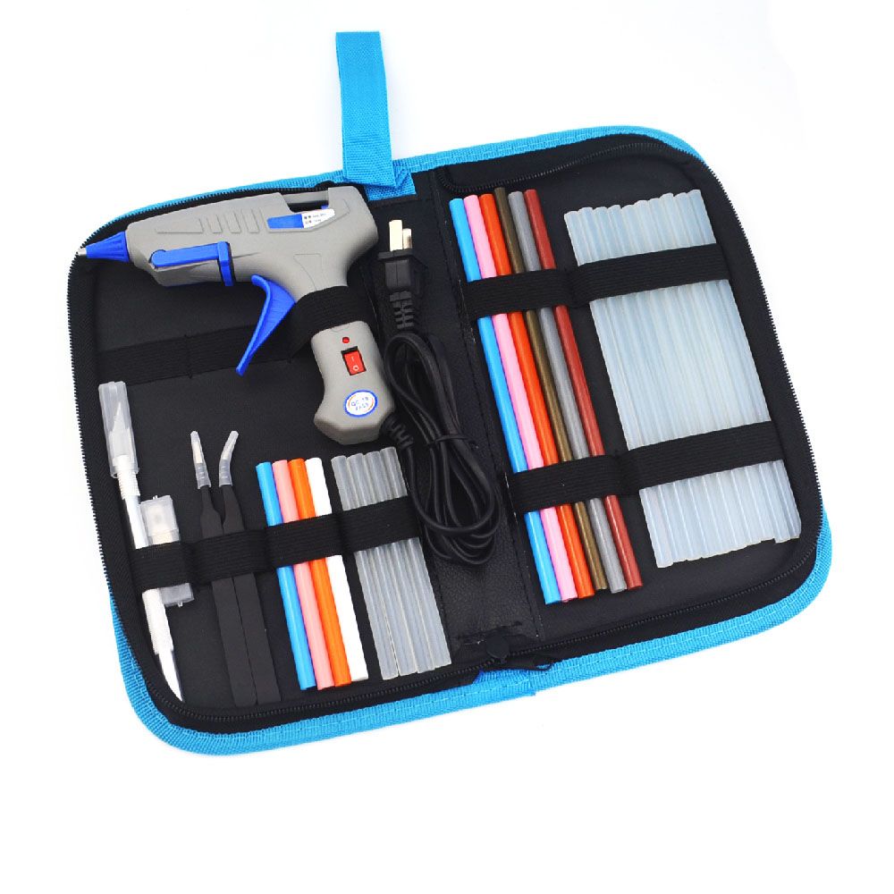 30W Mini Hot Melt  Gun DIY Thermo Electric Silicone Adhesive Gun Heat Temperature Tool With 7mm