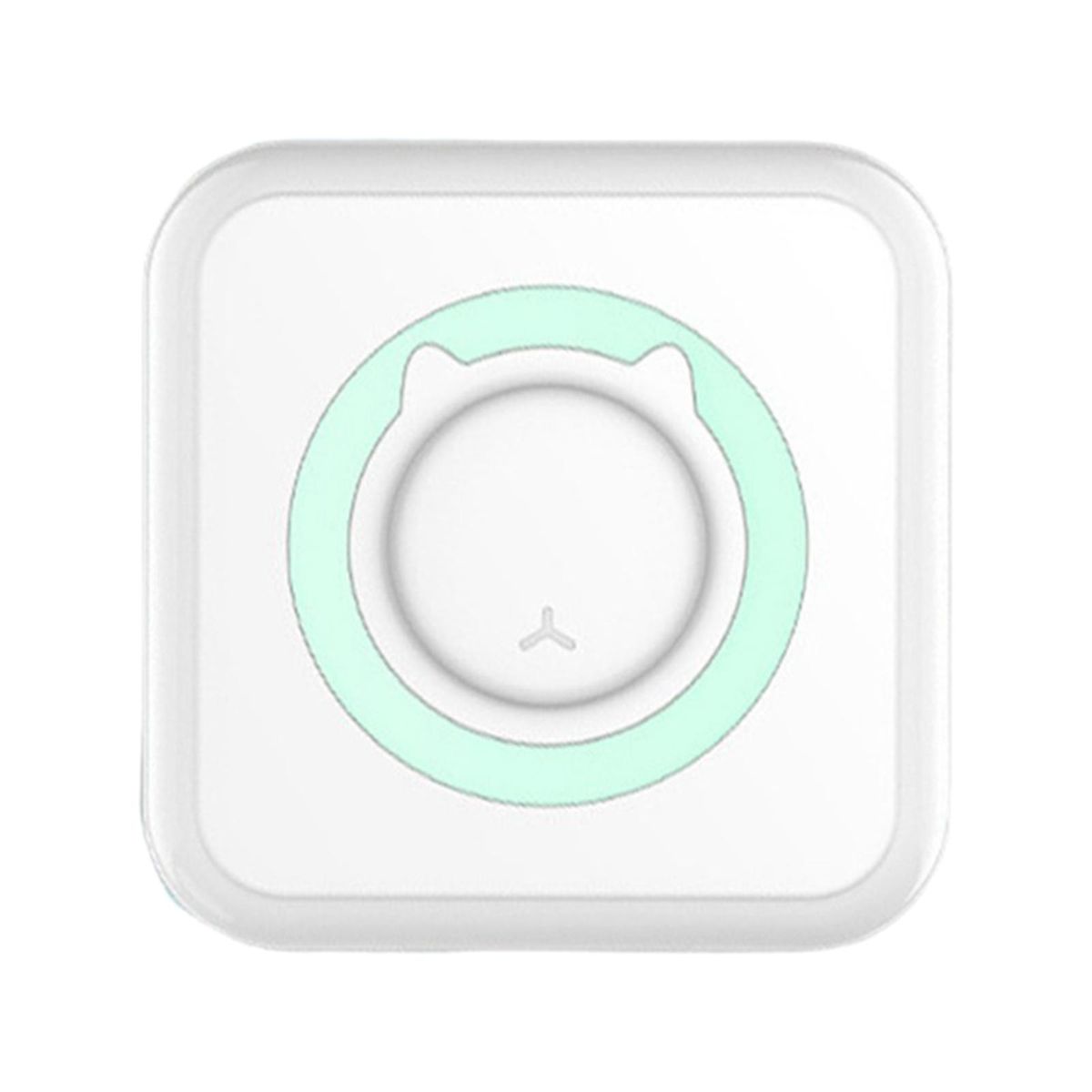 Portable  Label Sticker Receipt Printer For Android/iOS Green