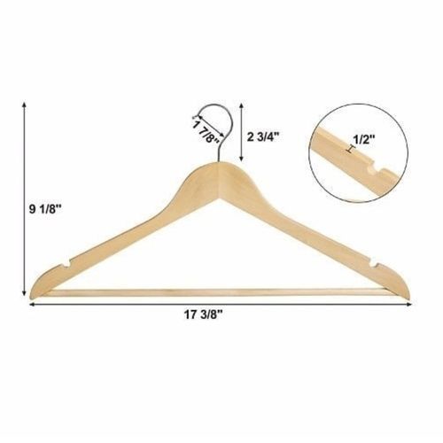 Wooden Hanger - Set Of 5
