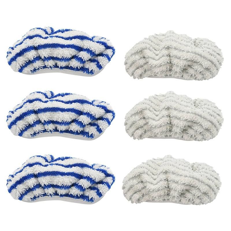 6 Pcs Microfibre Cloth Pads Repment for Clean& ZR005801 Cleaner AccessoryWashable and Reusable