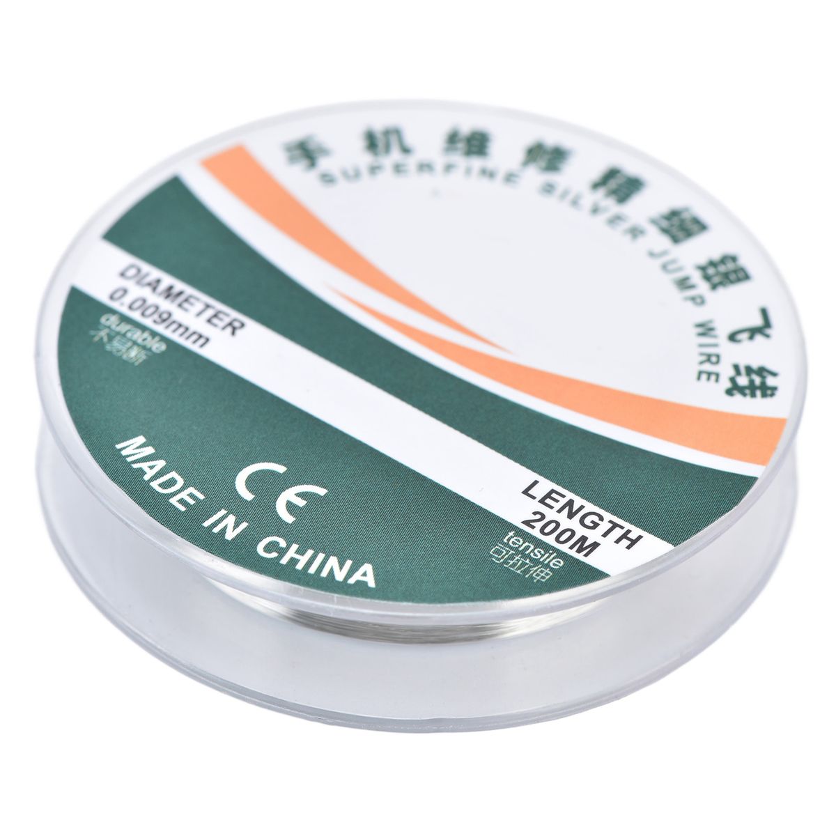 Superfine Sier Jumping Wire Ultra Fine 200m Length 0.009mm
