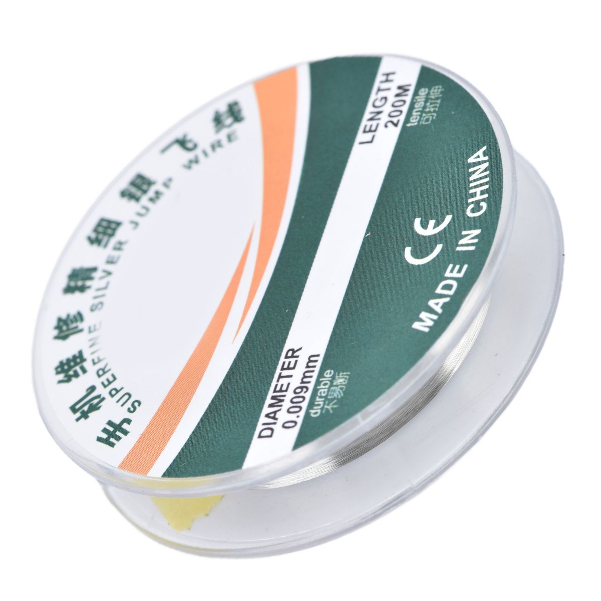 Superfine Sier Jumping Wire Ultra Fine 200m Length 0.009mm
