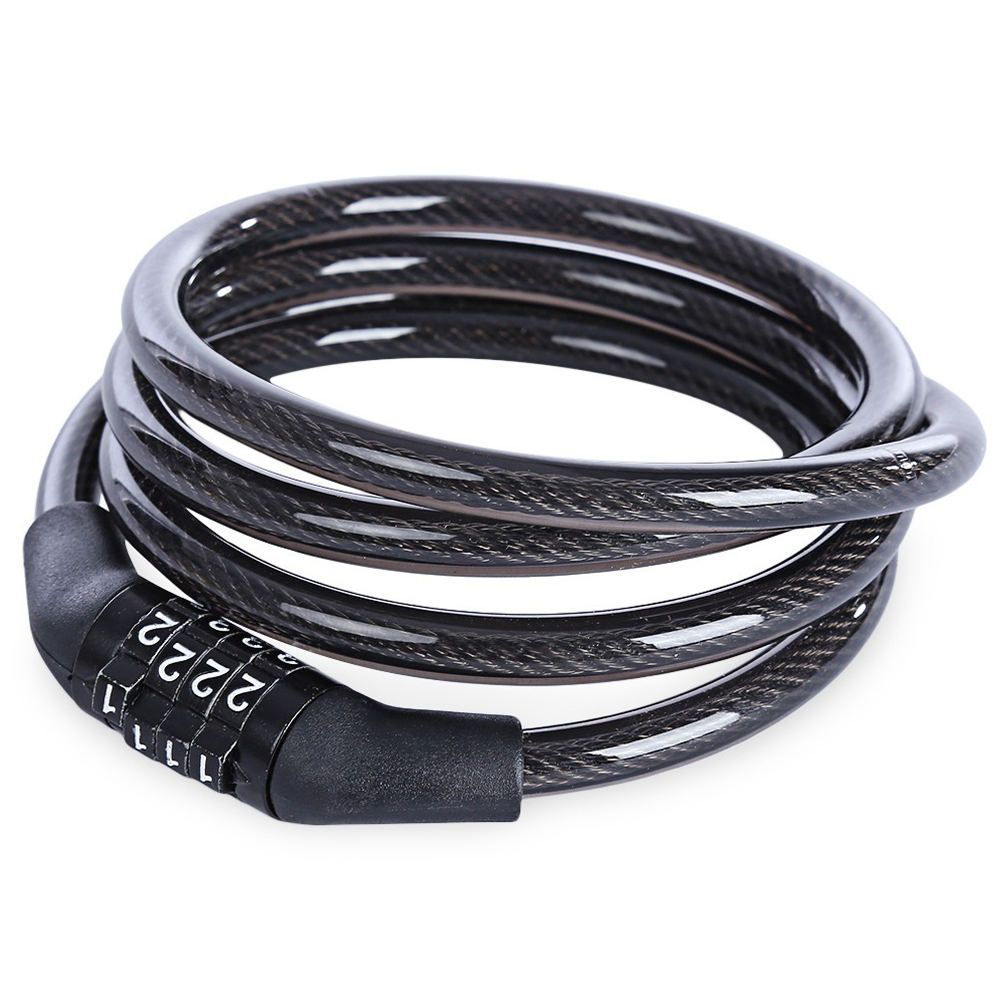1 Pc Bike Bicycle Lock Cable Heavy Duty Combination Chain