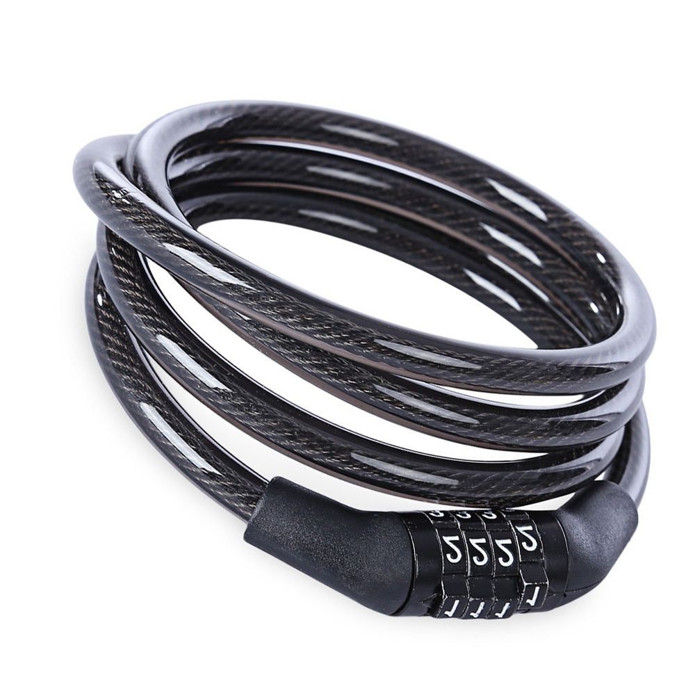 1 Pc Bike Bicycle Lock Cable Heavy Duty Combination Chain