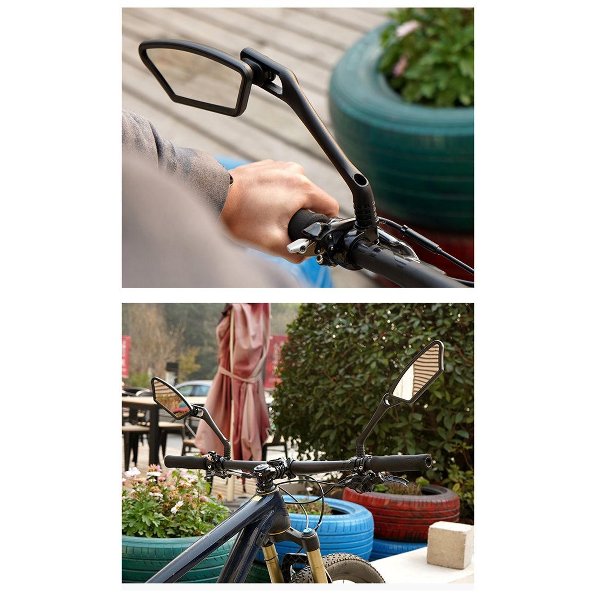 Bike Back Sight Bike Handlebar Safe Rear Views Mirror Ri