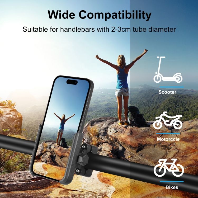 Motorcycle Bicycle Navigation Aluminum Alloy Phone Holder
