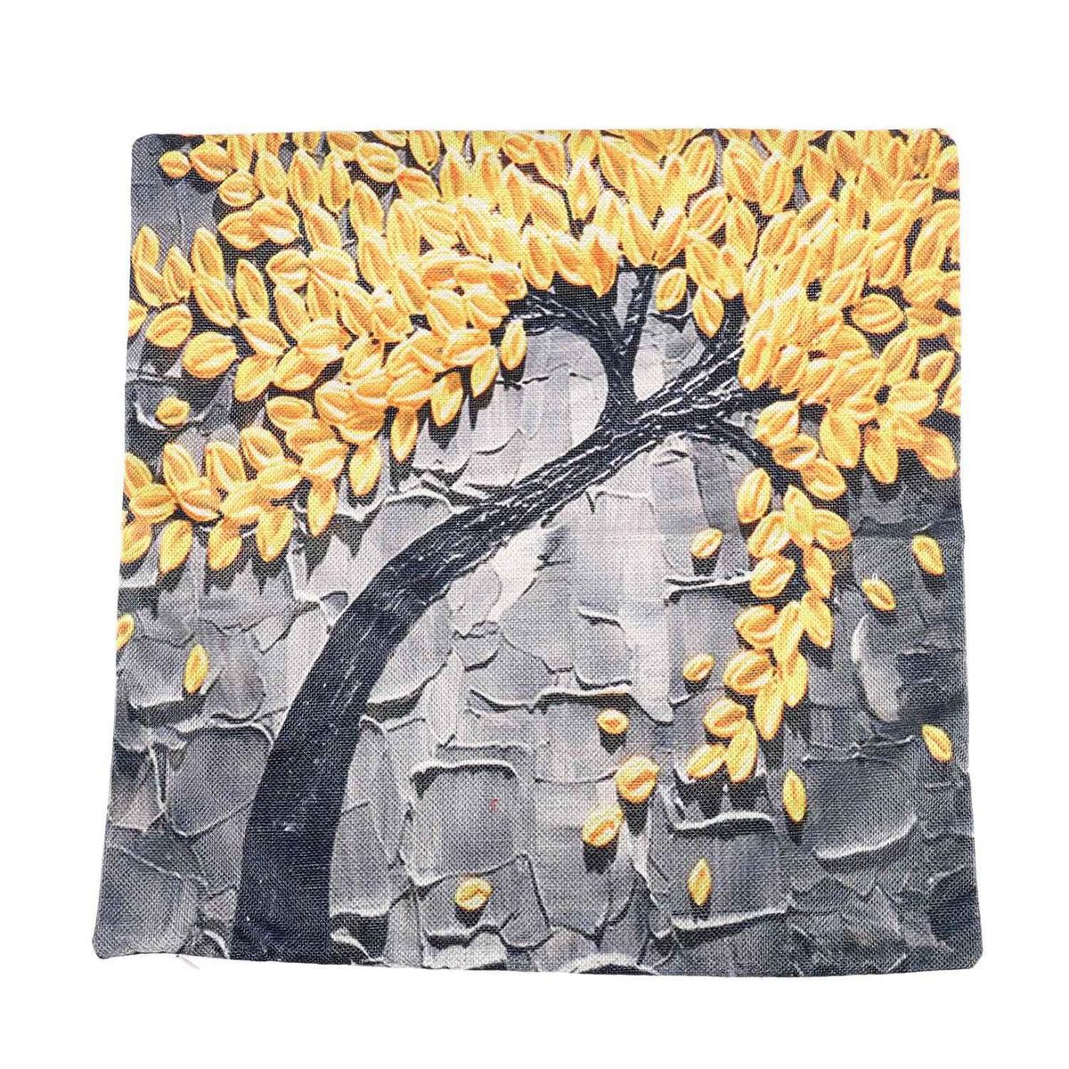 Watercolor Tree Throw Pillow Case Sofa Cushion Cover (style