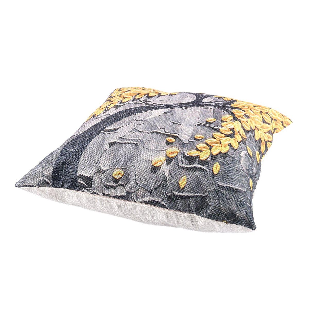 Watercolor Tree Throw Pillow Case Sofa Cushion Cover (style
