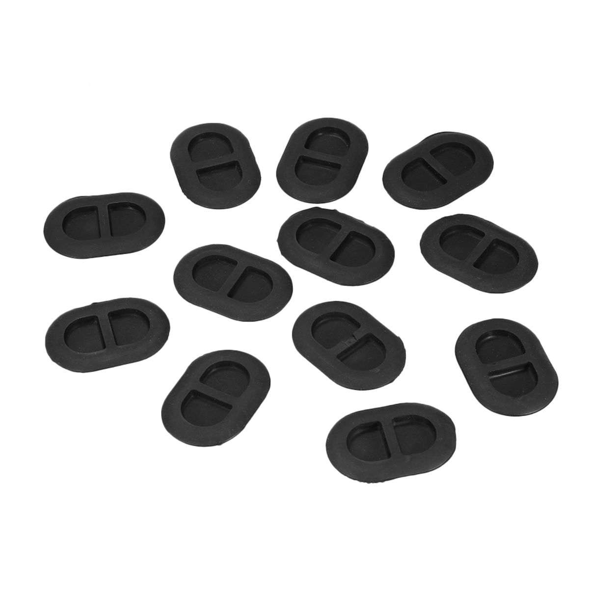 4Pcs Black Floor Pan Drain Plug Rear Floor Pan Body Plug
