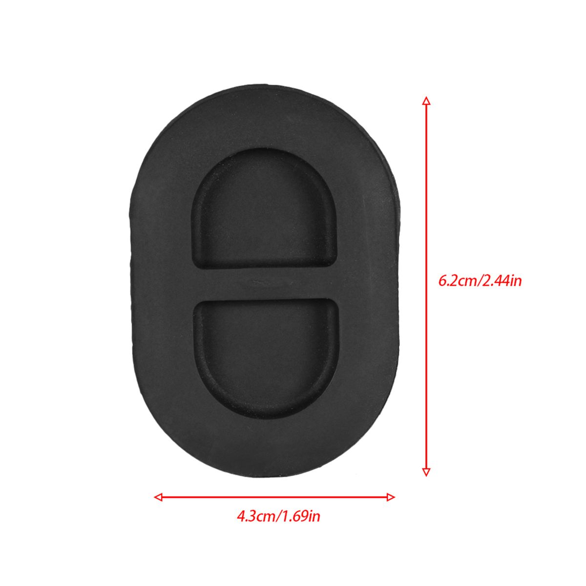 4Pcs Black Floor Pan Drain Plug Rear Floor Pan Body Plug