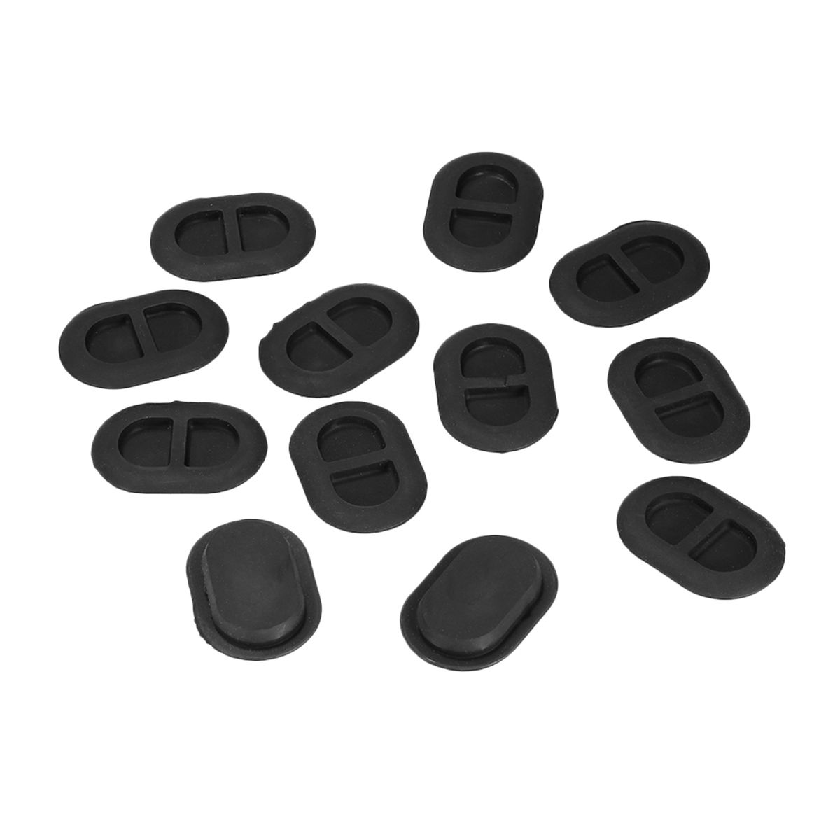 4Pcs Black Floor Pan Drain Plug Rear Floor Pan Body Plug