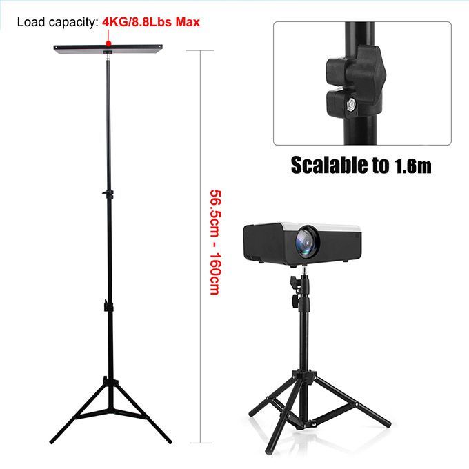 160cm Portable Projector Bracket Projector Tripod Universal Stand