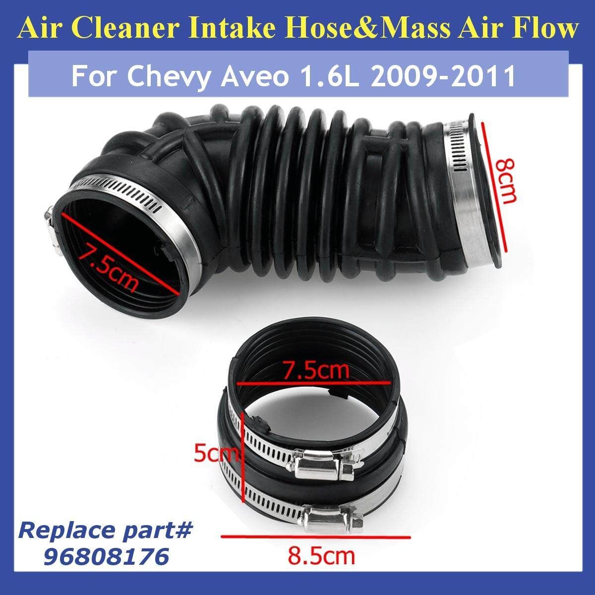 Air Cleaner Intake Duct Hose & Mass Air Flow Kit For Chevy Aveo 1.6L 2009-2011
