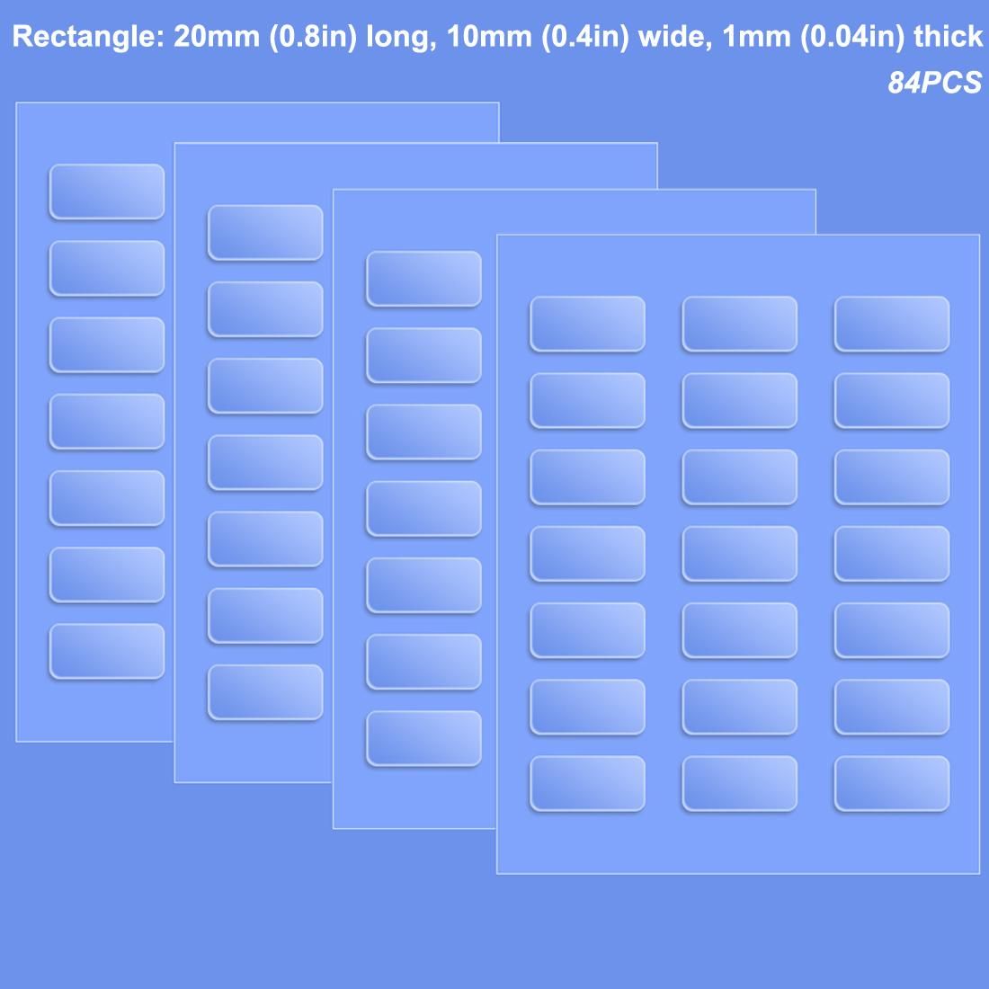 Nano Double-Sided Adhesive Pads Pre-cut Conveniently Sized Mounting Tape