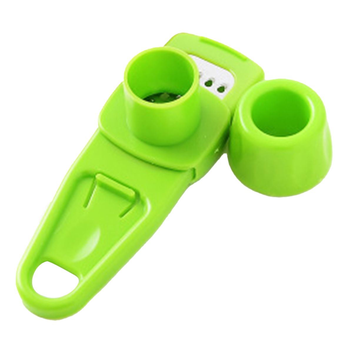 Multi Functional Ginger Garlic Grinding Grater Slicer-Green