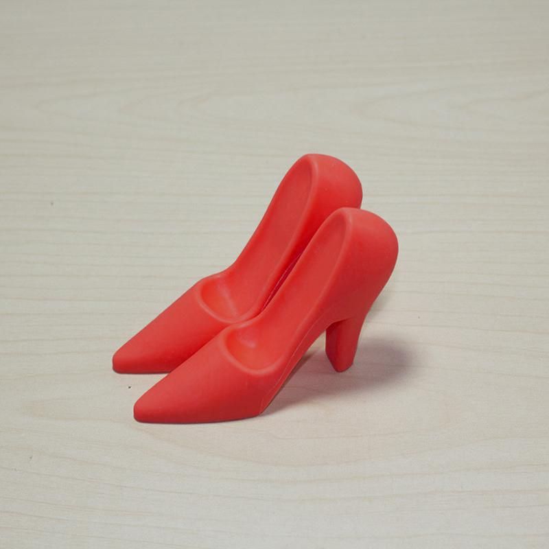 High Heels Mobile Phone Holder Stand Mini Silicone High-heeled Shoes Ladies Woman Red White Black Yellow Gift