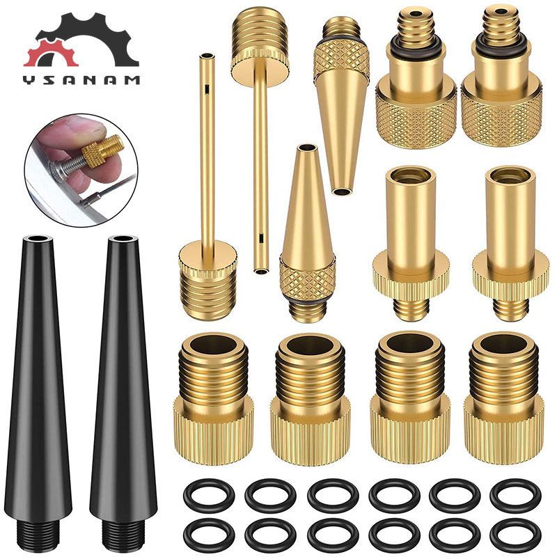 Bicycle Tire Repair Kit Brass Valve Core Tool Set - 26pcs