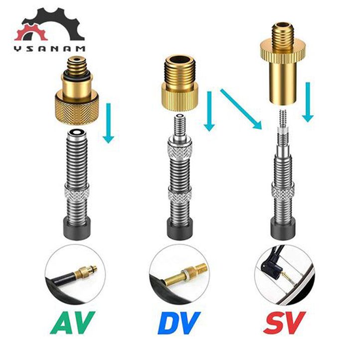Bicycle Tire Repair Kit Brass Valve Core Tool Set - 26pcs