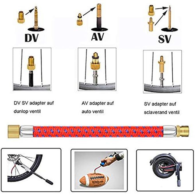 Bicycle Tire Repair Kit Brass Valve Core Tool Set - 26pcs