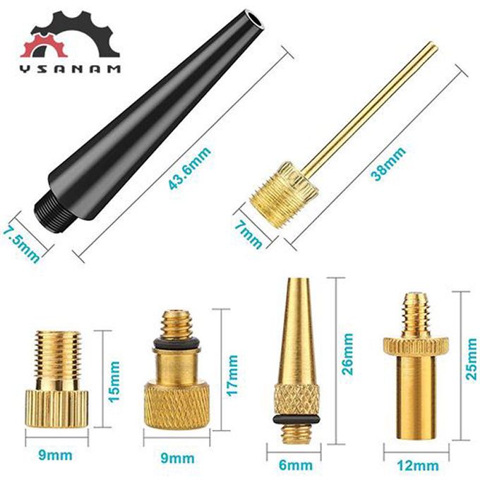 Bicycle Tire Repair Kit Brass Valve Core Tool Set - 26pcs