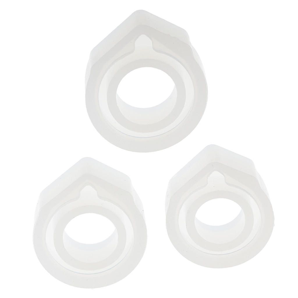 3 Sizes DIY Ring Silicone Mold Jewelry Rings Resin Casting Mould