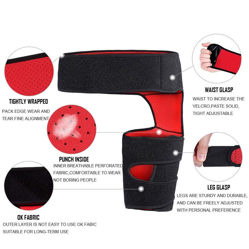 Groin Support Wrap Hip Joint Support Waist Sacrum  Hip Thigh Brace Protector