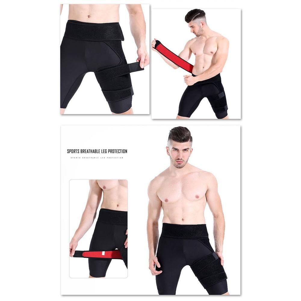 Groin Support Wrap Hip Joint Support Waist Sacrum  Hip Thigh Brace Protector