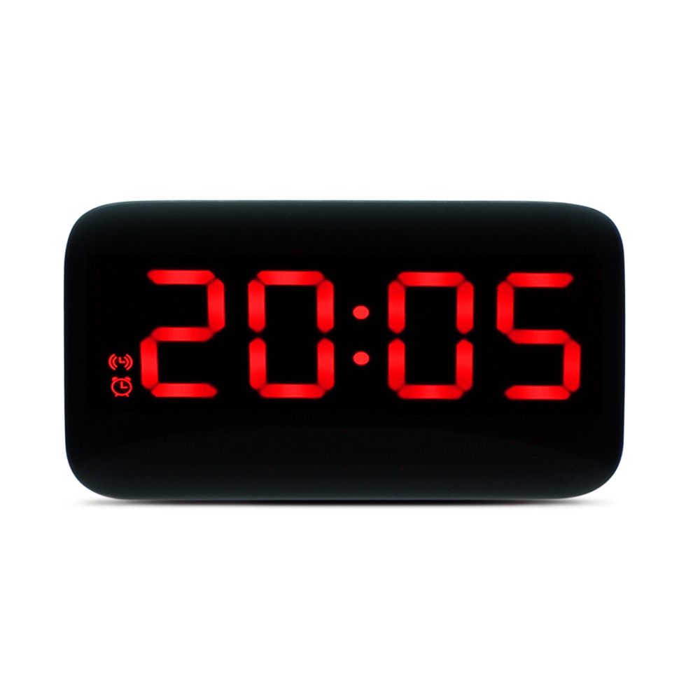 LED Digital Alarm Clock Voice Control Time Display