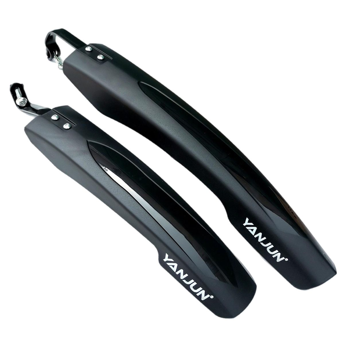 Mountain Road Bike Mudguard Set Portable  Mud Black