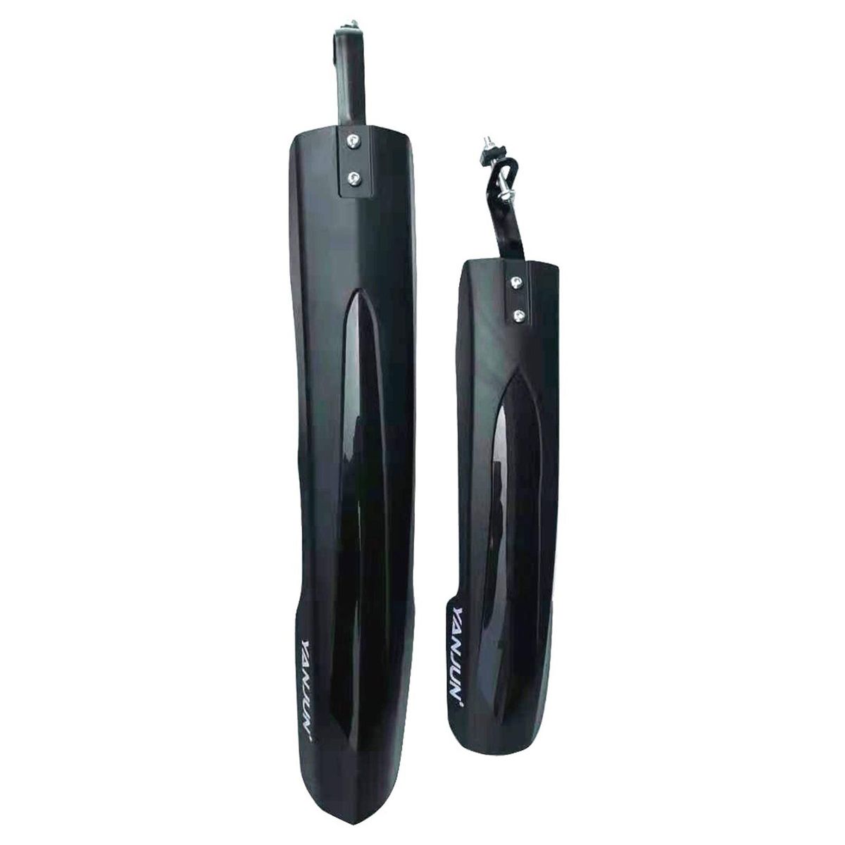 Mountain Road Bike Mudguard Set Portable  Mud Black