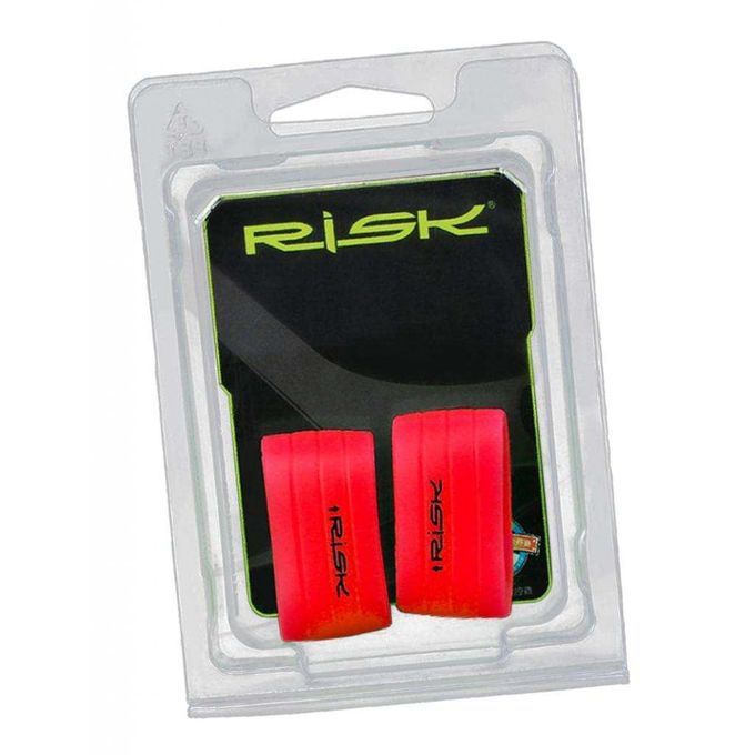 2x Bike Handlebar Drop Bar Tape Winding Loop Belt End Fixing Ring Red