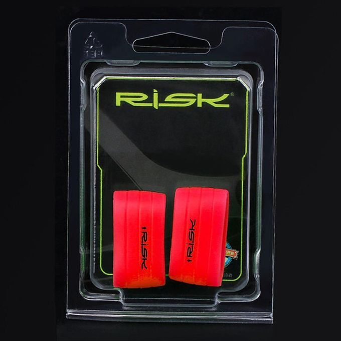 2x Bike Handlebar Drop Bar Tape Winding Loop Belt End Fixing Ring Red