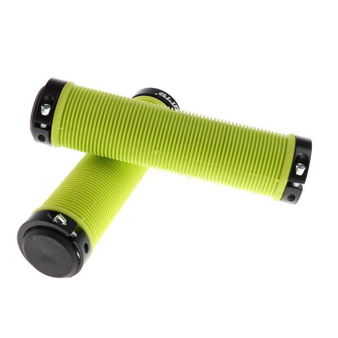 MTB Bike Handlebar Grips Silicone  Lock On Anti Slip Bicycle Yellow