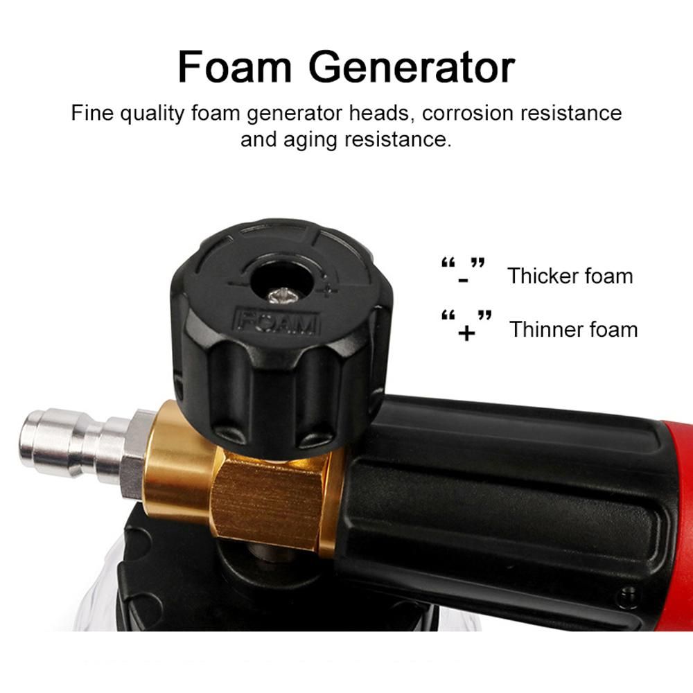 Foam Generator Dense Foam Producer Foam Maker Foam Bottle Foam Can for High Pressure Car Washer Car Cleaning Foam Washer
