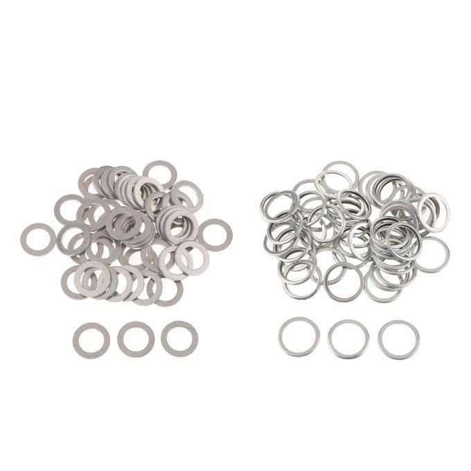 100pcs Oil Drain Plug Crush Washer Gaskets 14mm 9410914000 For Acura