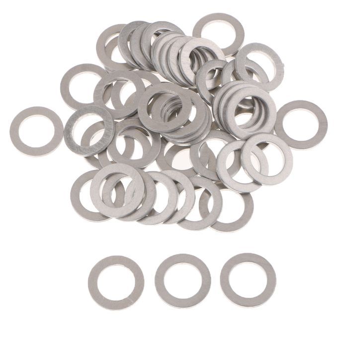 100pcs Oil Drain Plug Crush Washer Gaskets 14mm 9410914000 For Acura