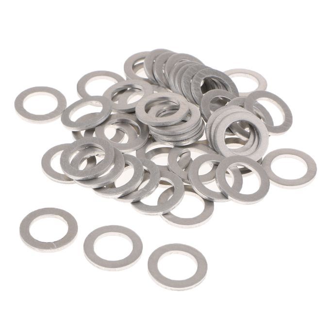 100pcs Oil Drain Plug Crush Washer Gaskets 14mm 9410914000 For Acura