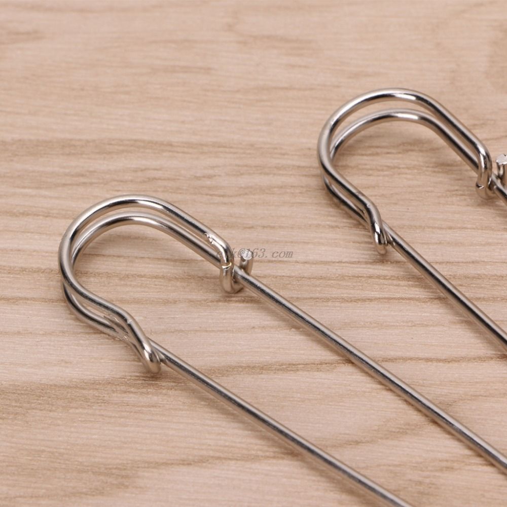 5pcs Heavy Duty Safety Pins Stainless Steel For Ki
