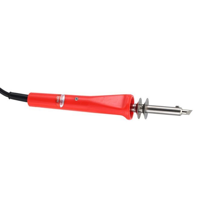Ele Tri  Iron Set Adjustable Temperature Brush   Iron Set-red-US