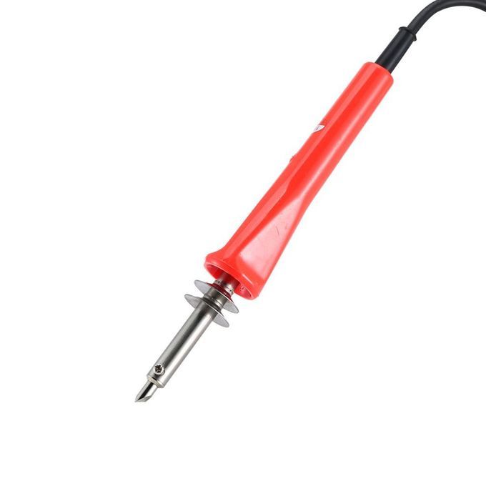 Ele Tri  Iron Set Adjustable Temperature Brush   Iron Set-red-US