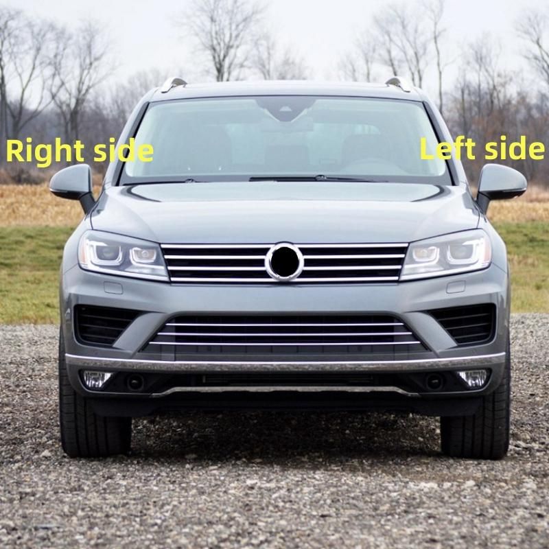 Car Side Door Mirror Gl  Turn Signal Lamp Outside Rearview Mirror Housing Cover Frame For VW Touareg 2011-2018