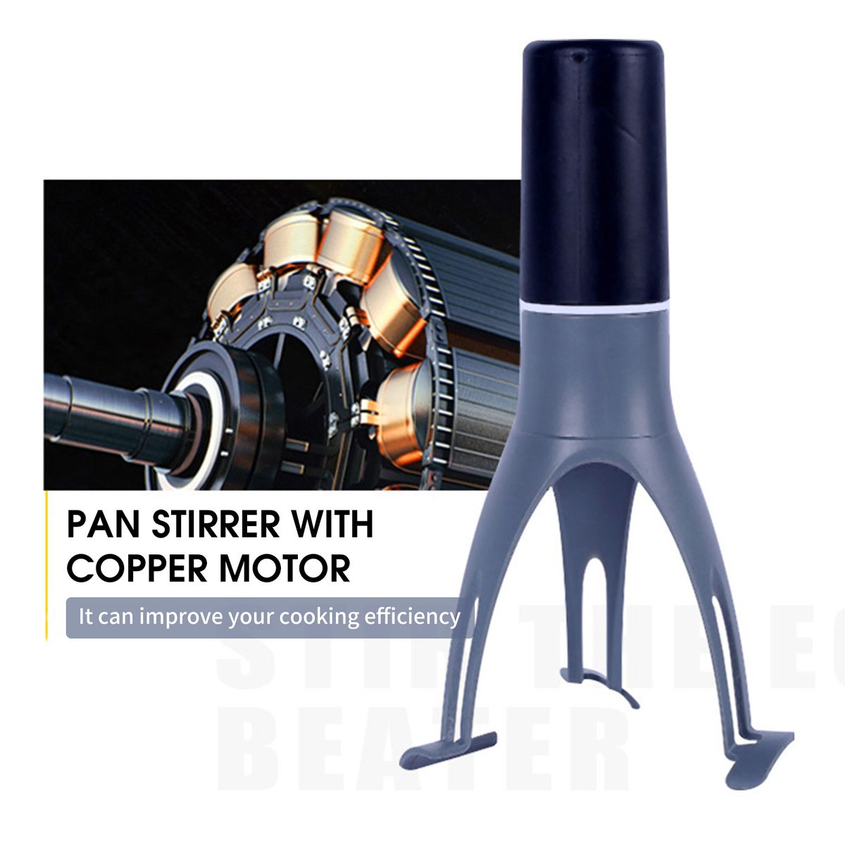 Automatic Pan Stirrer 3 Speeds Food Stirrer Portable Mini