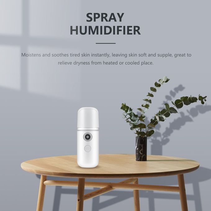 Portable Mini Mist   Fa Ial   Fa E Humidifier Water  Er-White