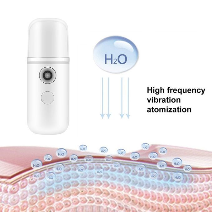Portable Mini Mist   Fa Ial   Fa E Humidifier Water  Er-White