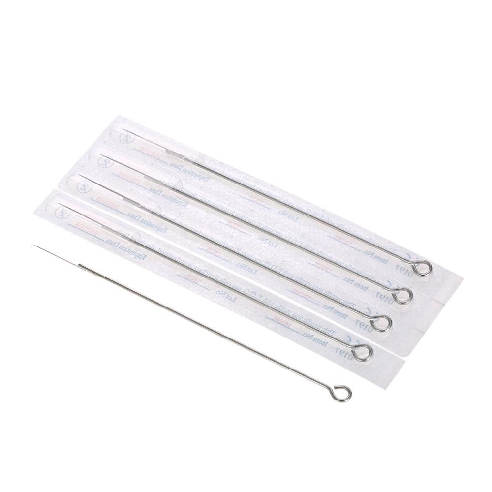 100pcs Mixed Tattoo Needle Set 1RL 3RL 5RL 7RL 9RL Stainless Steel Round Liner Professional Permanent Tattoo Tool Kit